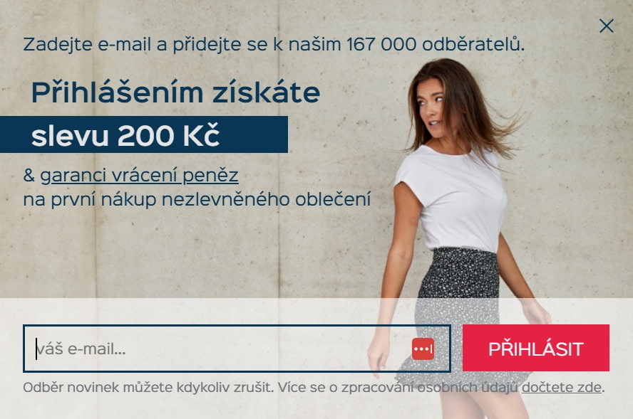 Ukázka pop-up okna od CityZen