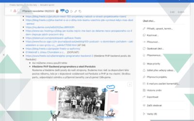 Jak plánovat newsletter pomocí Freela: mini případovka