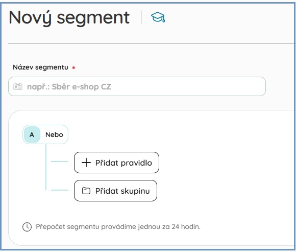 Ukázka z tvorby nového segmentu